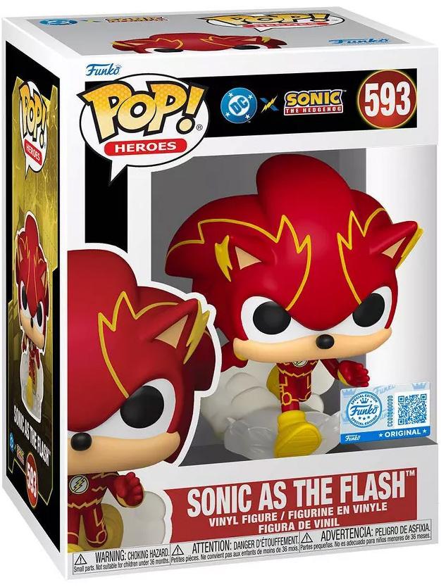 JLA & SONIC - POP Heroes N° 593 - Sonic as The Flash