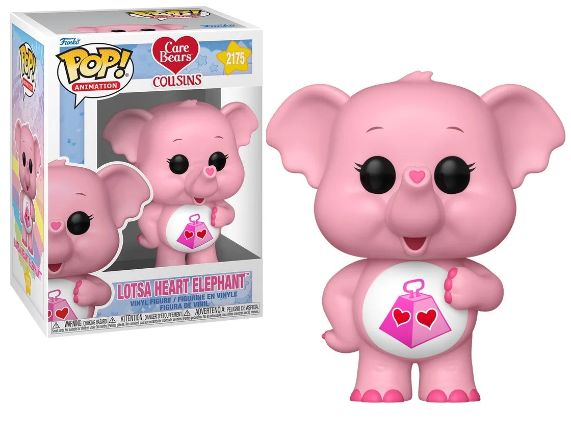 CARE BEAR COUSINS - POP Animation N° 2175 - Lotsa Heart Elephant
