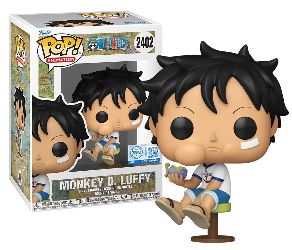 ONE PIECE - POP Animation N° 2402 - Kid Luffy eating Devil fruit