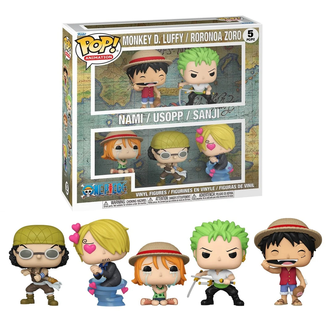 ONE PIECE - POP Animation - Straw hat pirates 5PK (BF)
