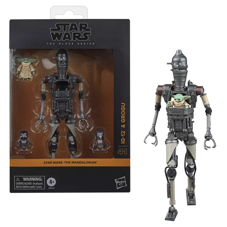 THE MANDALORIAN - IG-12 & Grogu - Figure Black Series 15cm