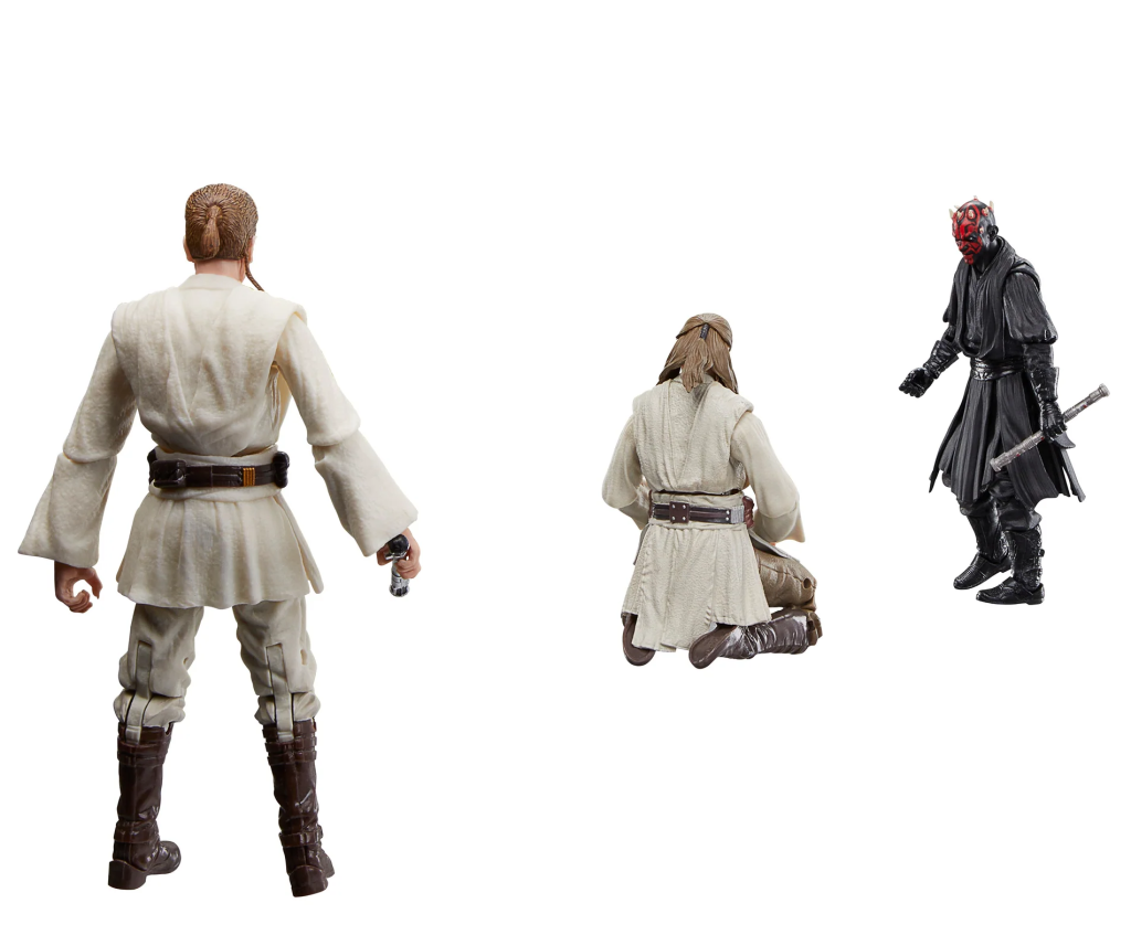 STAR WARS - Obi-Wan, Dark Maul, Qui-Gon- 3 Fig. Pack Black Series 15cm