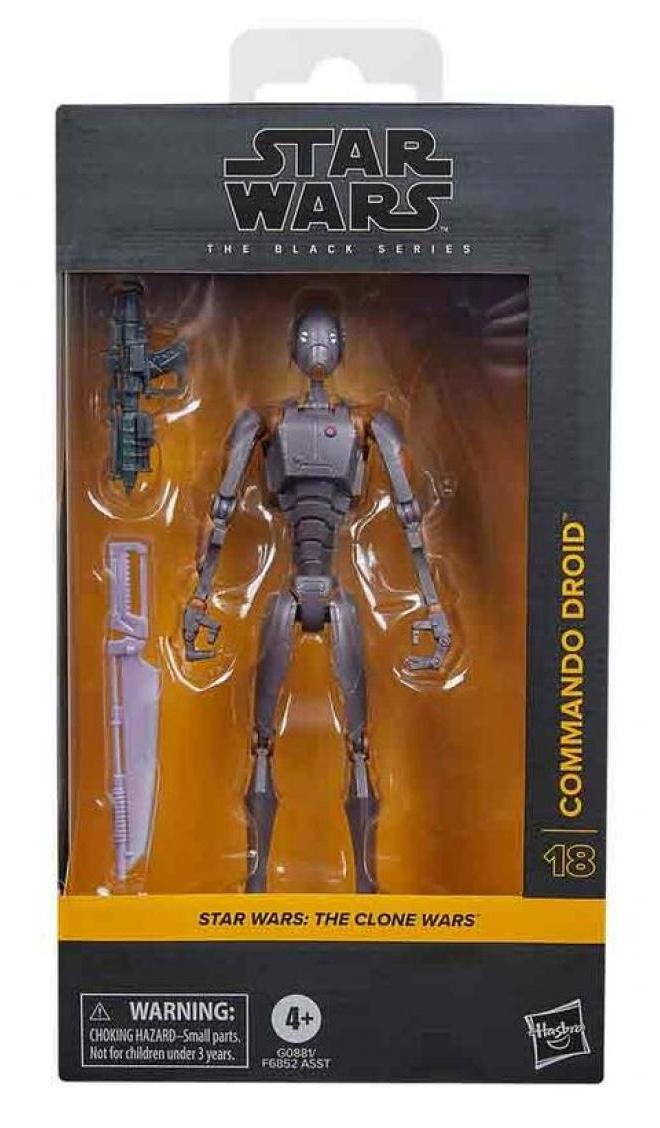 STAR WARS THE CLONE WARS - Droid Commando - Figurine 15cm