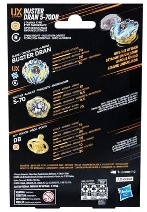 BEYBLADE X - Buster Dran 5-70DB UX Starter Pack