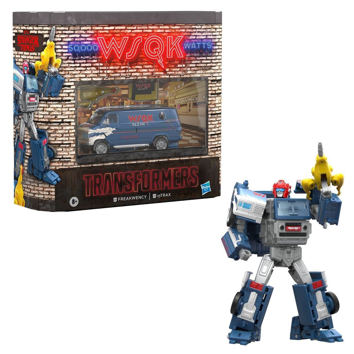 TRANSFORMERS X STRANGER THINGS - Freakwency And 8-Track - 15cm