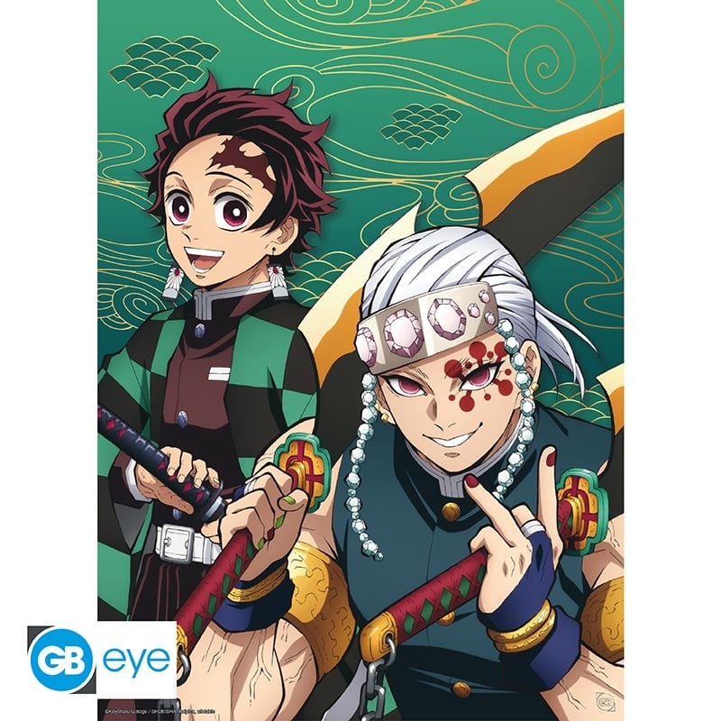 DEMON SLAYER - Entertainment district - Set 2 posters '52x38'