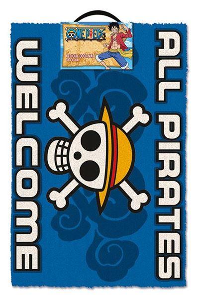 ONE PIECE - Paillasson 40X60 - All Pirates Welcome
