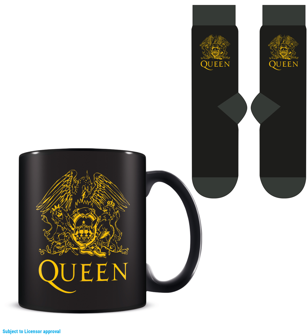 QUEEN - Queen - Mug 315ml and Socks 41-45