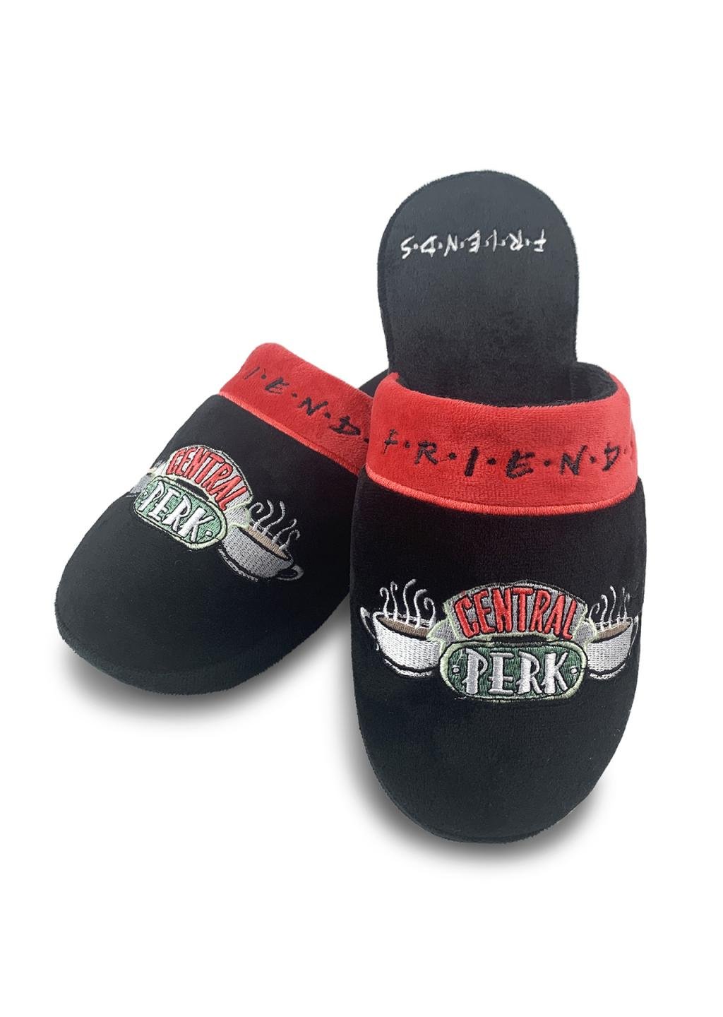 FRIENDS - Central Perk Black - Mule Slippers UK 5-7