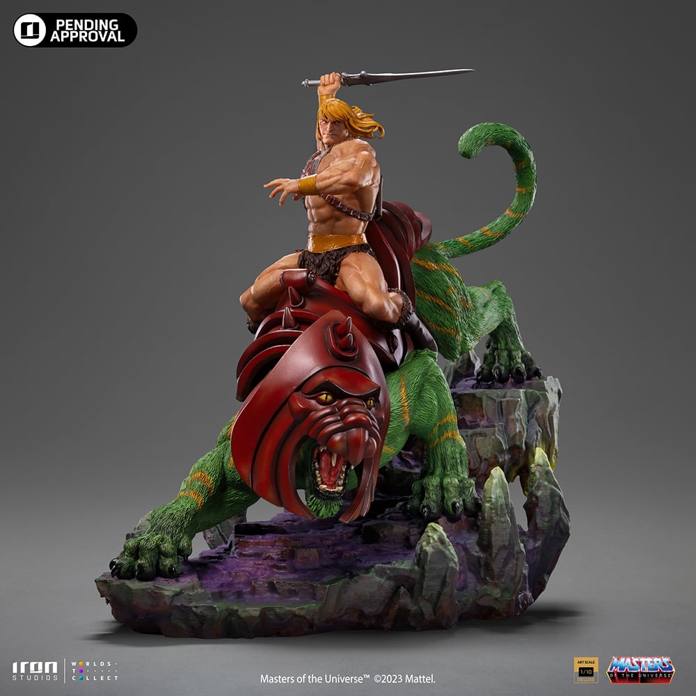 MOTU - He-Man & Battle-Cat - Statue Art Scale 1/10 31cm
