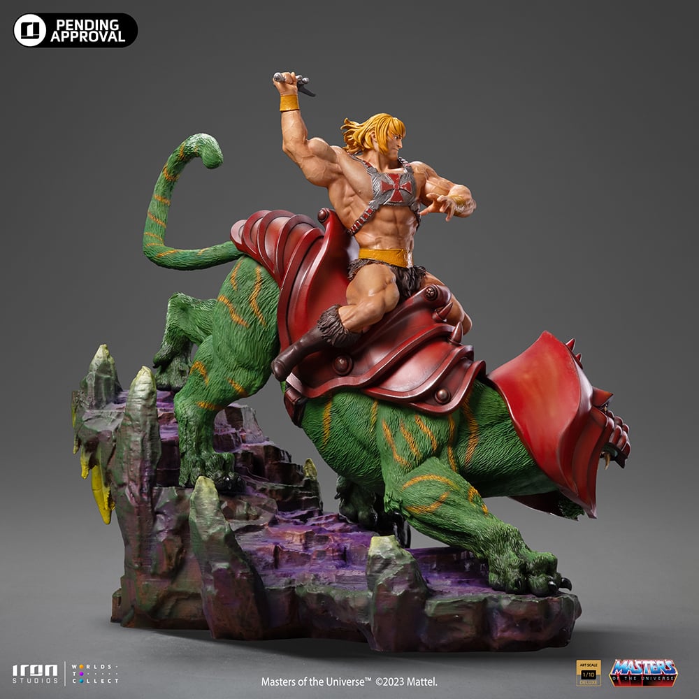 MOTU - He-Man & Battle-Cat - Statue Art Scale 1/10 31cm