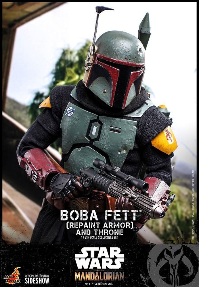 STAR WARS - Boba Fett & Throne - Action Figure Movie Masterpiece 30cm