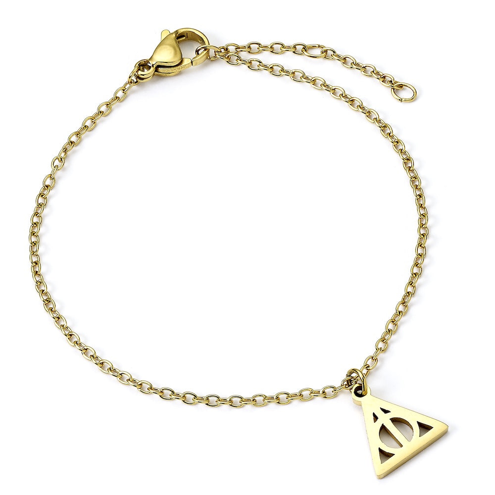 HARRY POTTER - Deathly Hallows - Goldy Stainless Steel Bracelet