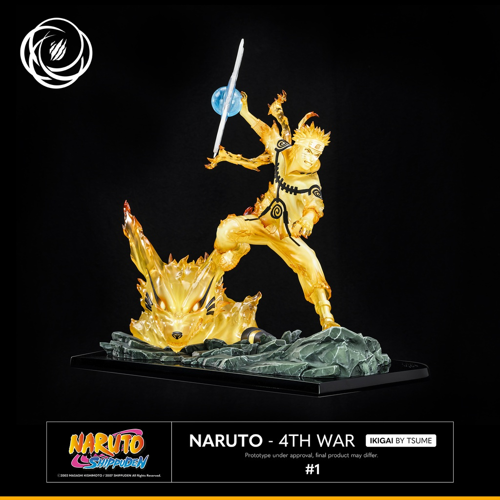 NARUTO - Naruto Uzumaki Ikigai - 4th War - Resin Statue 1/6 By Tsume