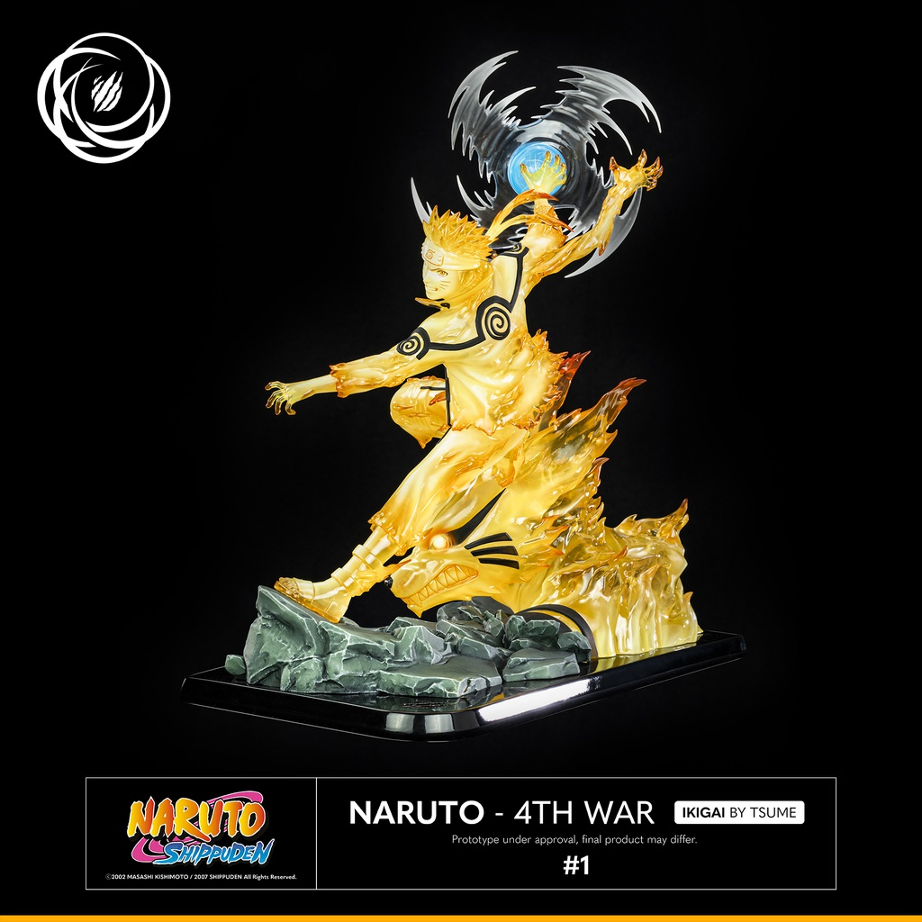 NARUTO - Naruto Uzumaki Ikigai - 4th War - Resin Statue 1/6 By Tsume
