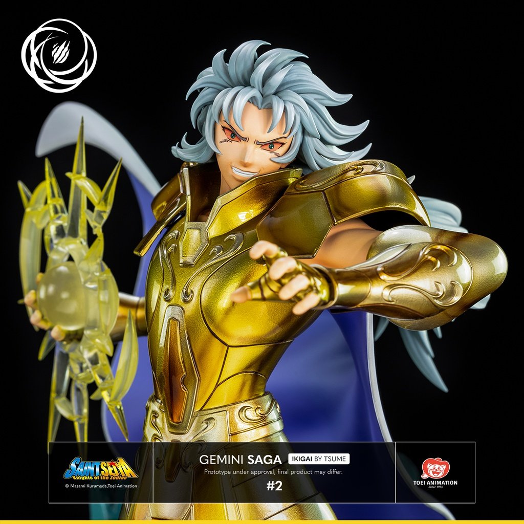 SAINT SEIYA - Gemini - Resin Ikigai Statue 1/6 By Tsume 37cm
