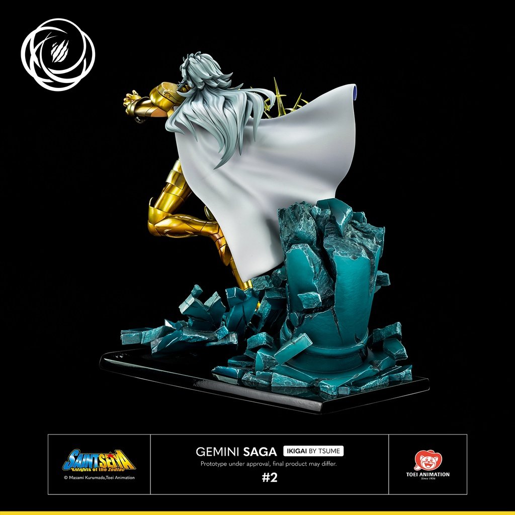 SAINT SEIYA - Gemini - Resin Ikigai Statue 1/6 By Tsume 37cm