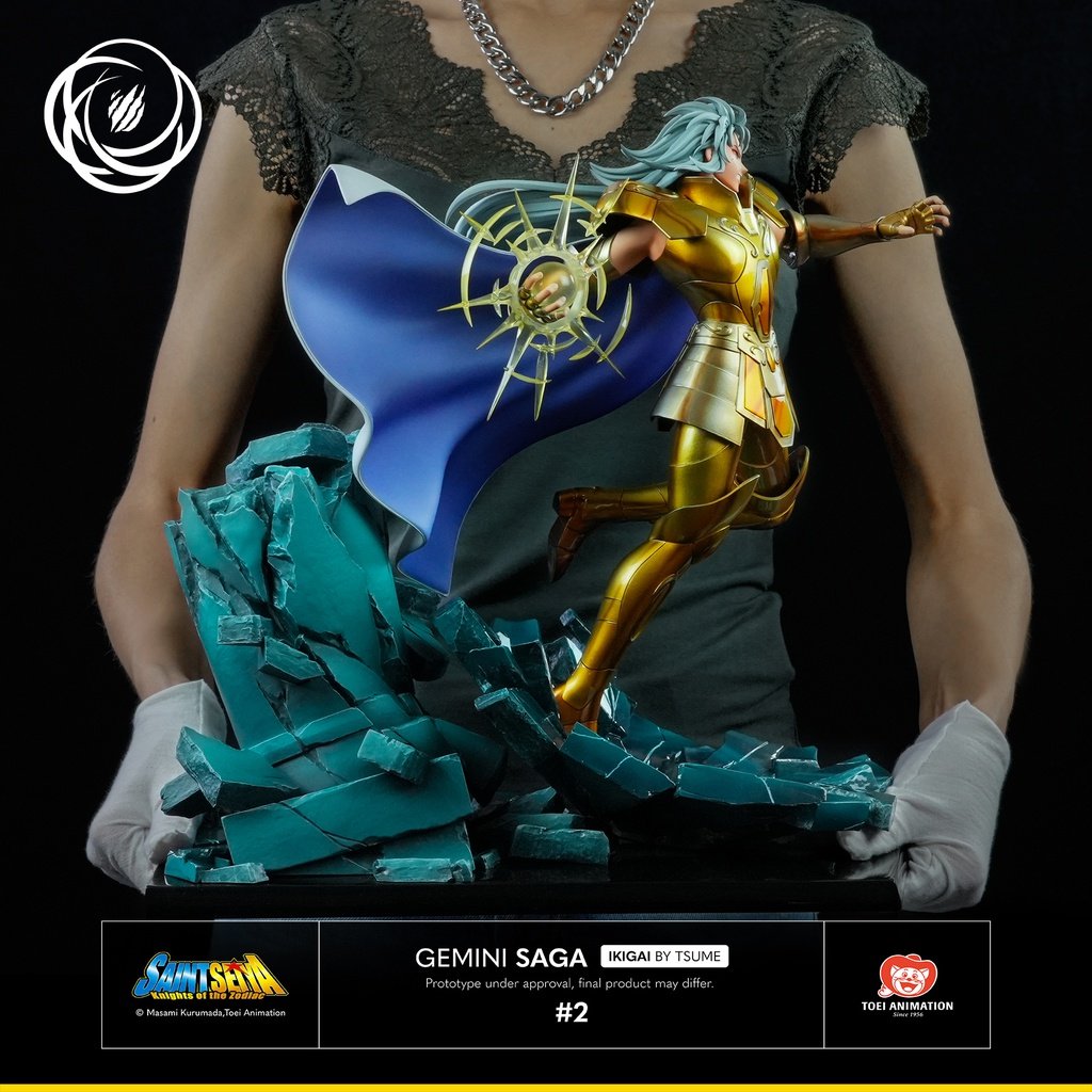 SAINT SEIYA - Gemini - Resin Ikigai Statue 1/6 By Tsume 37cm