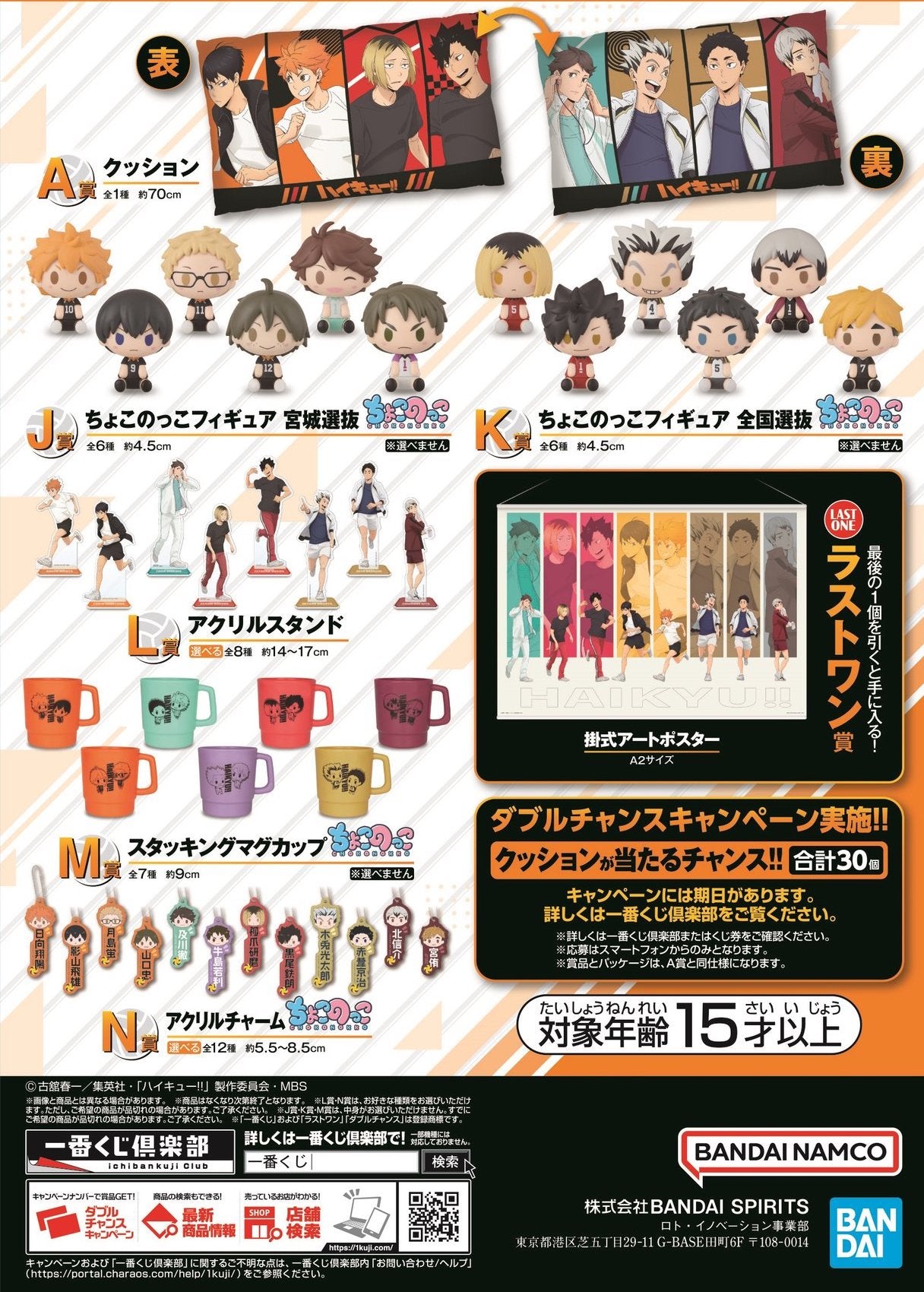 HAIKYU - Kit Ichiban Kuji - A view of the Top '80T'