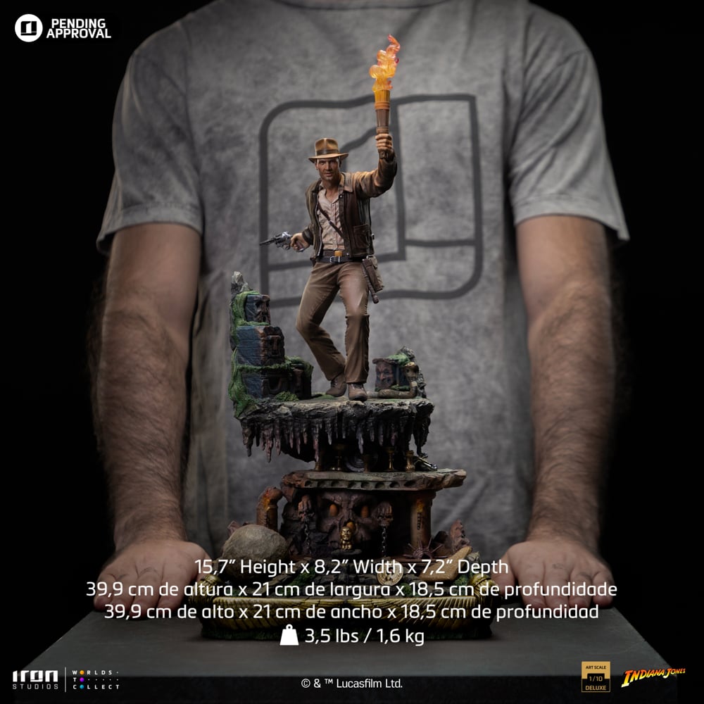 INDIANA JONES - Indiana Jones - Statue Art Scale Deluxe 1/10 39.9cm