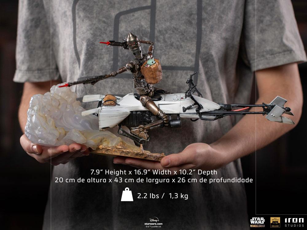 STAR WARS - IG-11 & The Child - Statue Deluxe BDS Art Scale 20cm