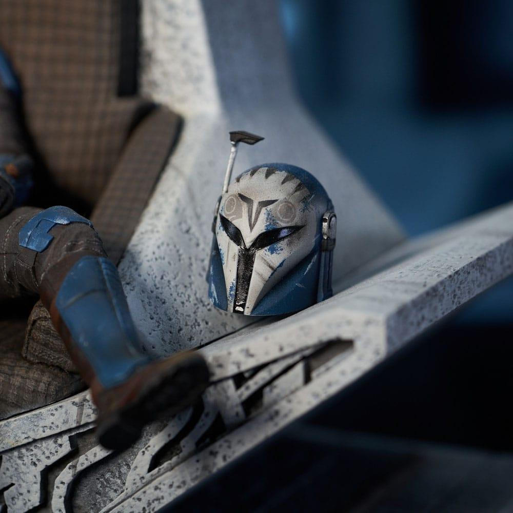 THE MANDALORIAN - Bo-Katan on Throne - Statue Premier Collection 35cm