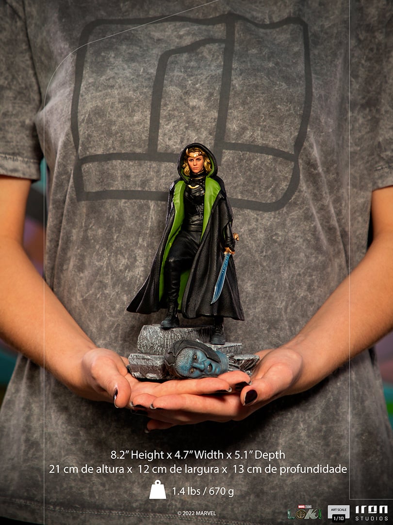 LOKI - Sylvie Variant - Statue BDS Art Scale 1/10 21x12x13cm