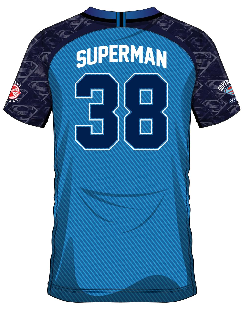 SUPERMAN - Superman 38 - Soccer Jersey Men (S)