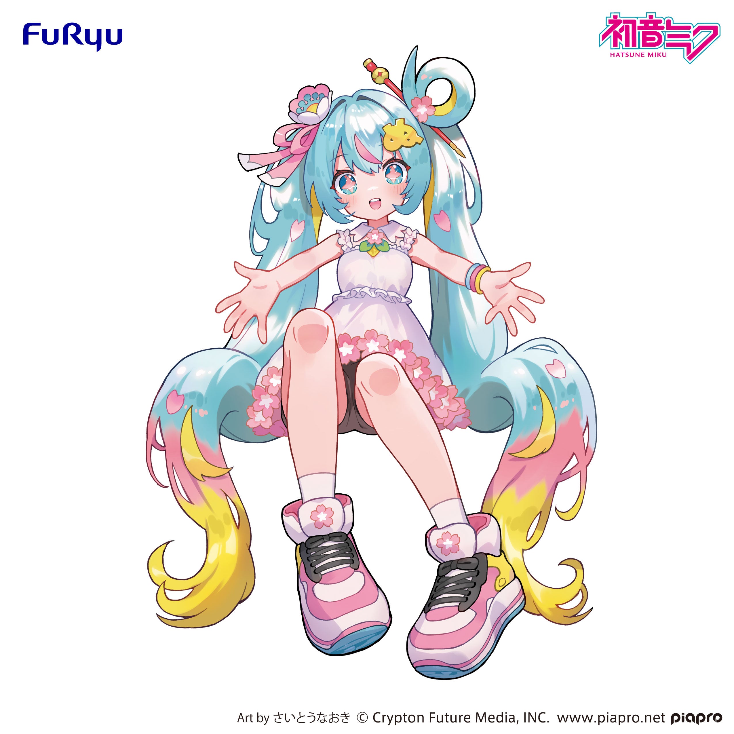 HATSUNE MIKU - 10th Anniversary - Statue Noodle Stopper 14.5cm