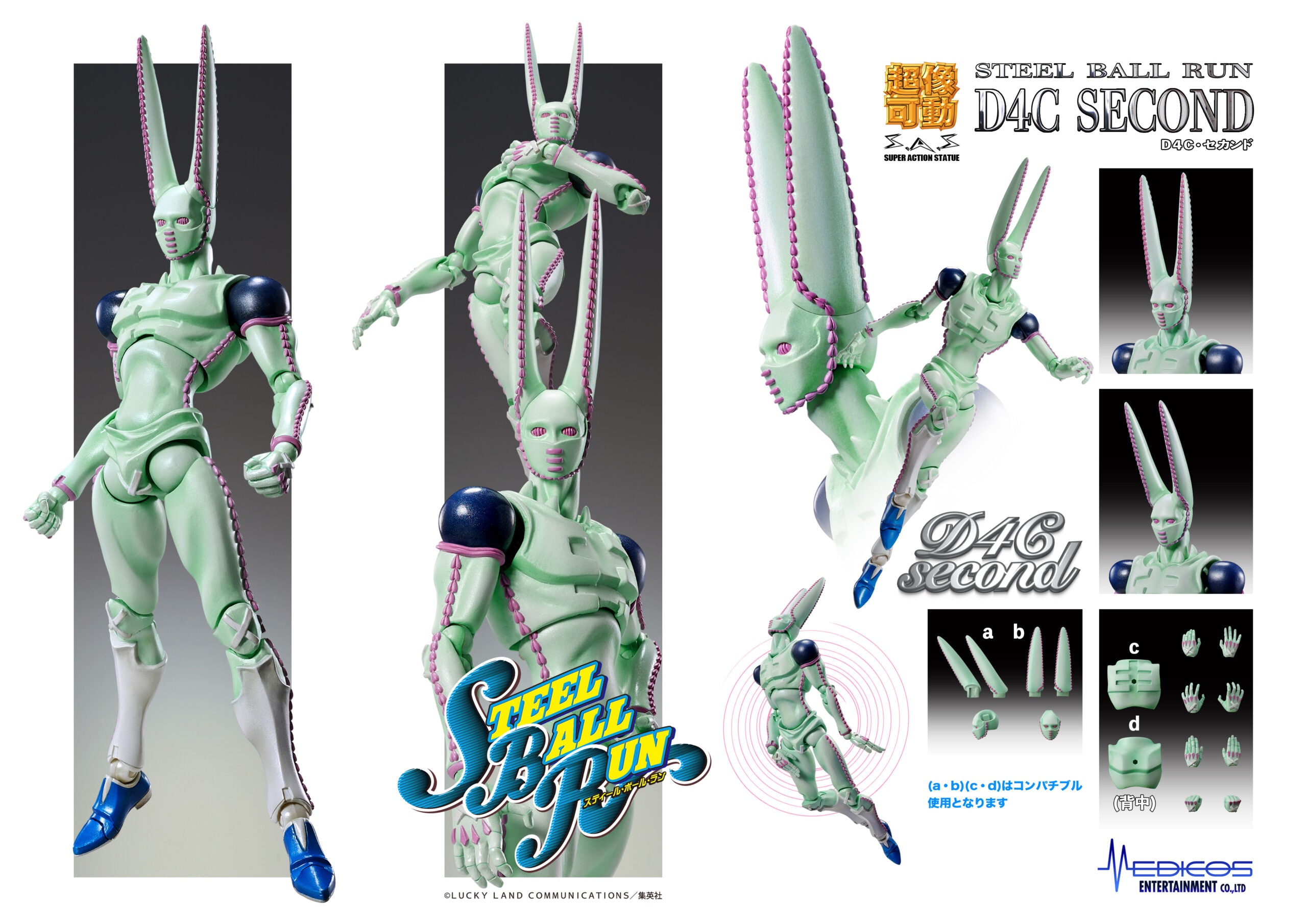 JOJO PART 7 - D4C Second - Figure Chozokado 20cm