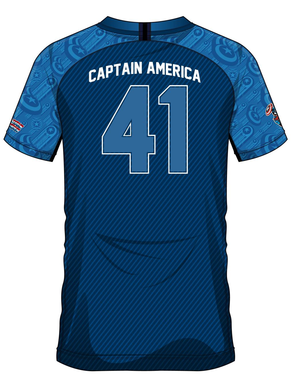 MARVEL - Captain America 41 - Soccer Jersey Men (XL)