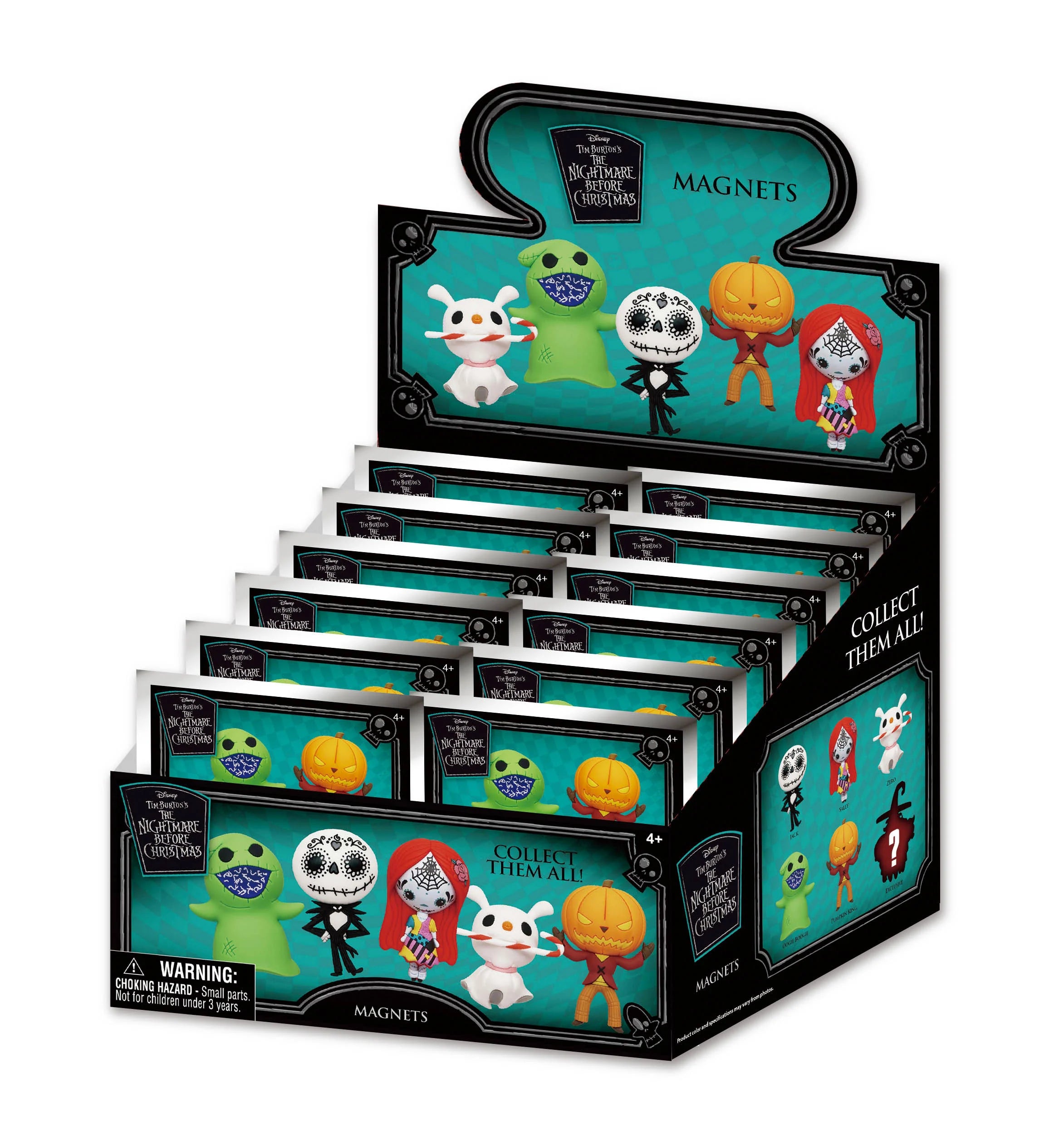 NBX - Serie 2 - 3D Foam Magnets in blind bags (Display 12 Pcs)