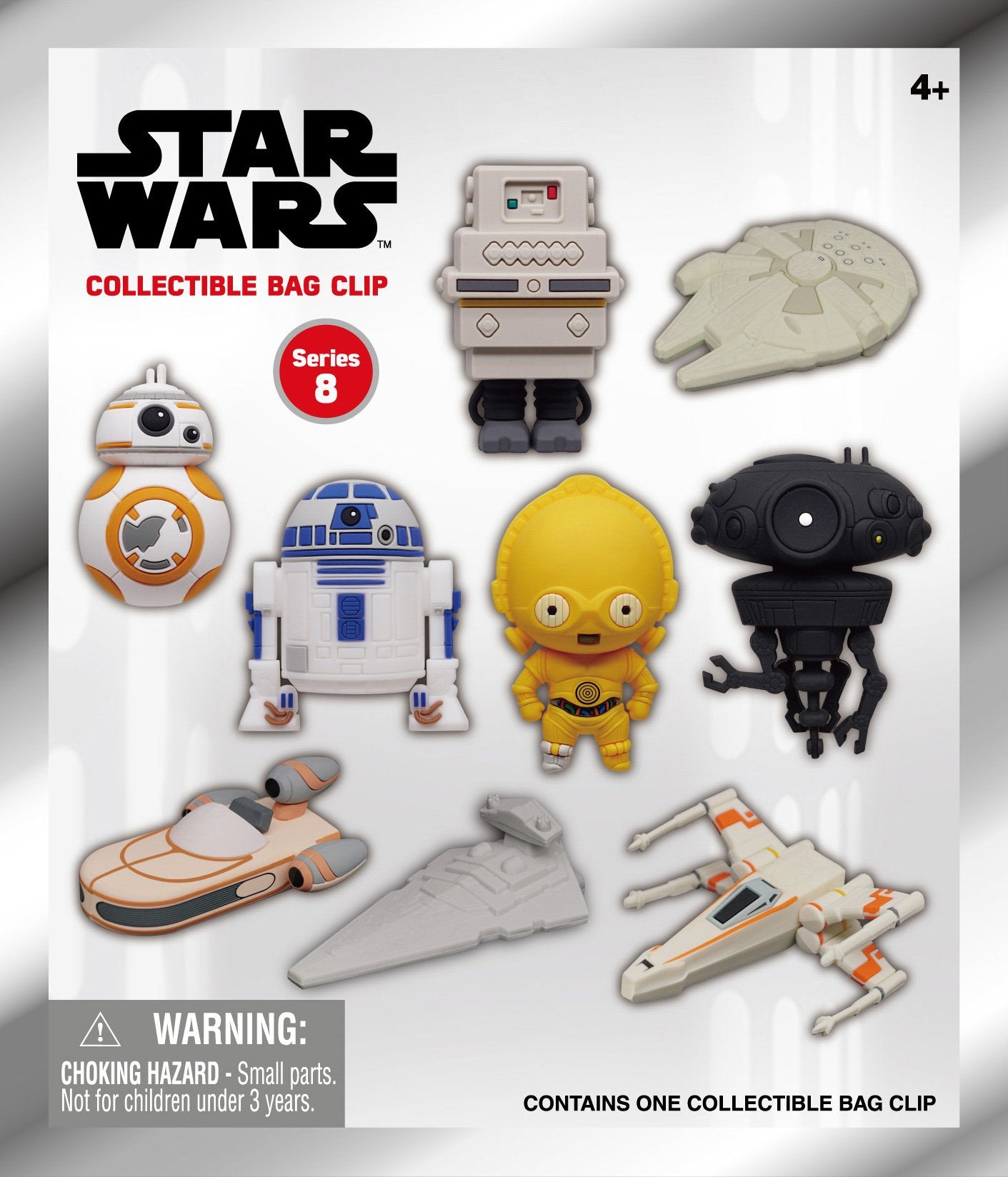 STAR WARS - Power of Force - 3D Foam Bag Clip (Display 24 Pcs)