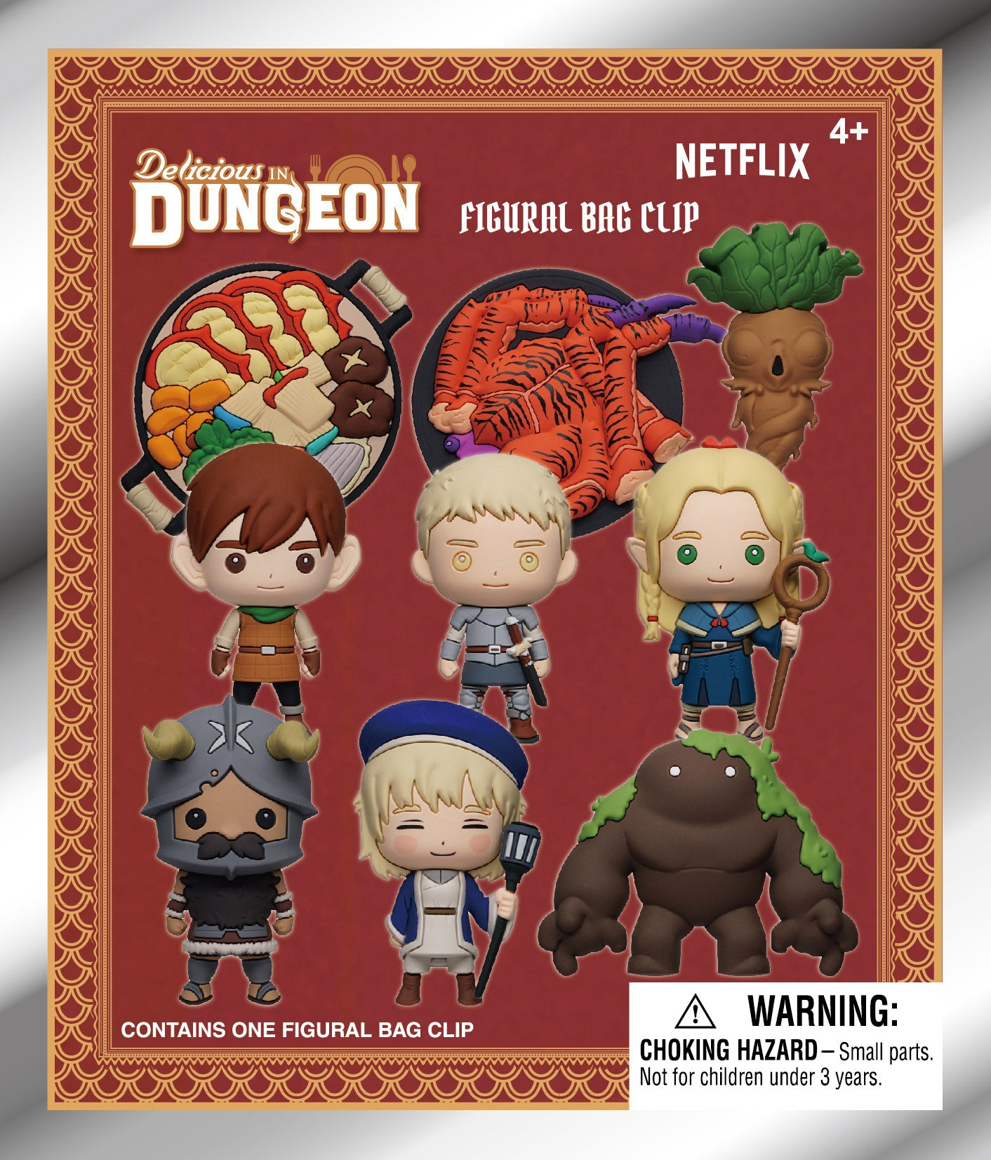 DELICIOUS IN DUNGEON - Series 1 - 3D Foam Bag Clip (Display 24 Pcs)