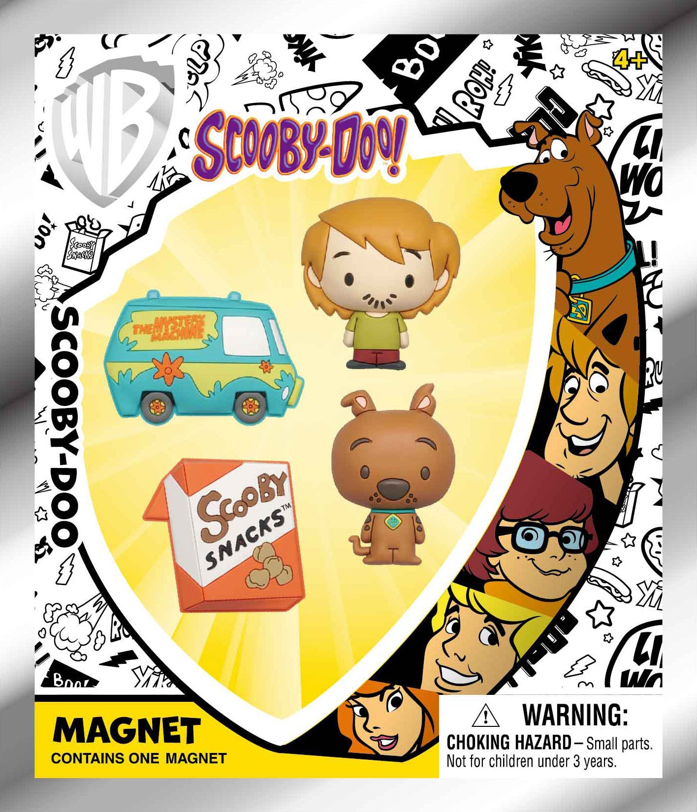 SCOOBY DOO - Series 1 - 3D Foam Magnets in blind bags (Display 12 Pcs)