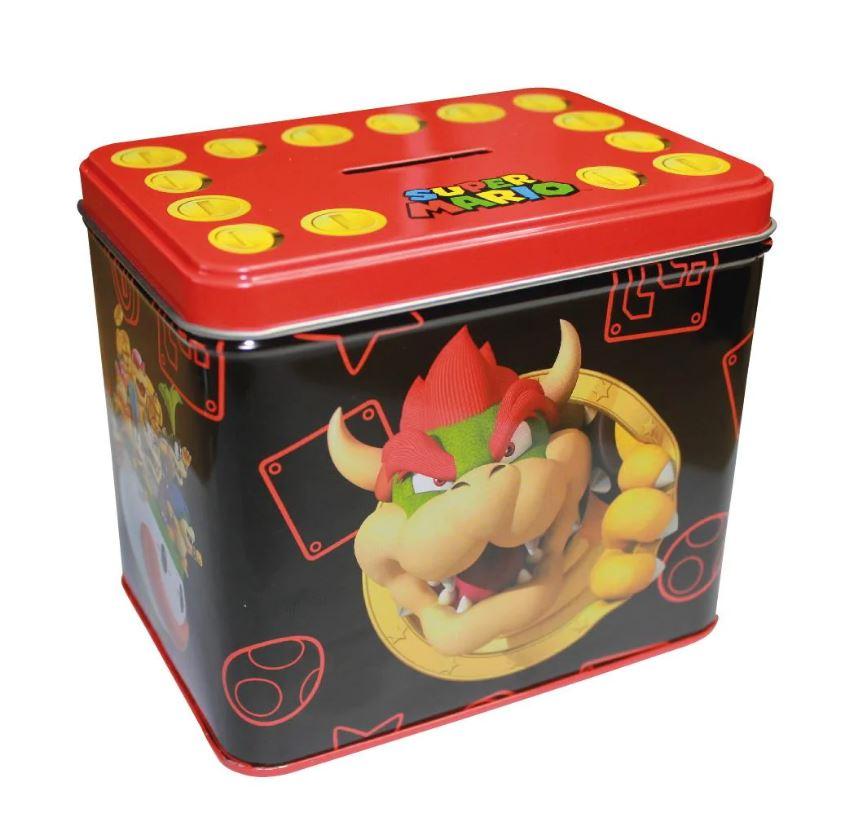 NINTENDO - BOWSER - Tirelire en Métal 12 x 9 x 11cm + Mug
