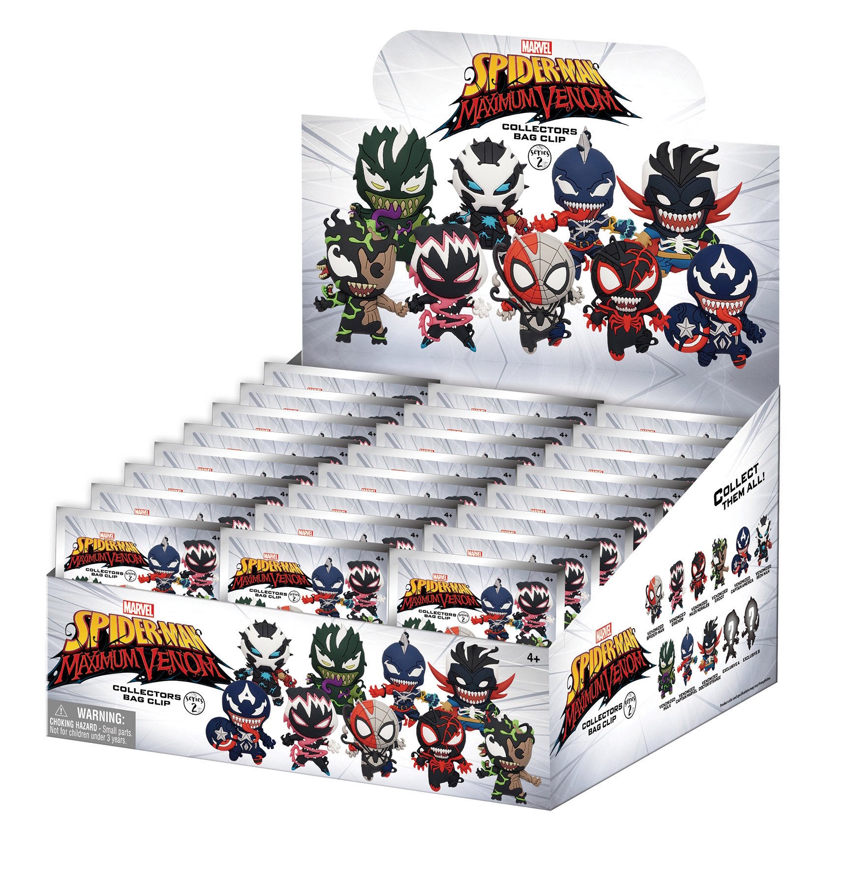 VENOM - Series 2 - 3D Foam Bag Clip (Display 24 Pcs)