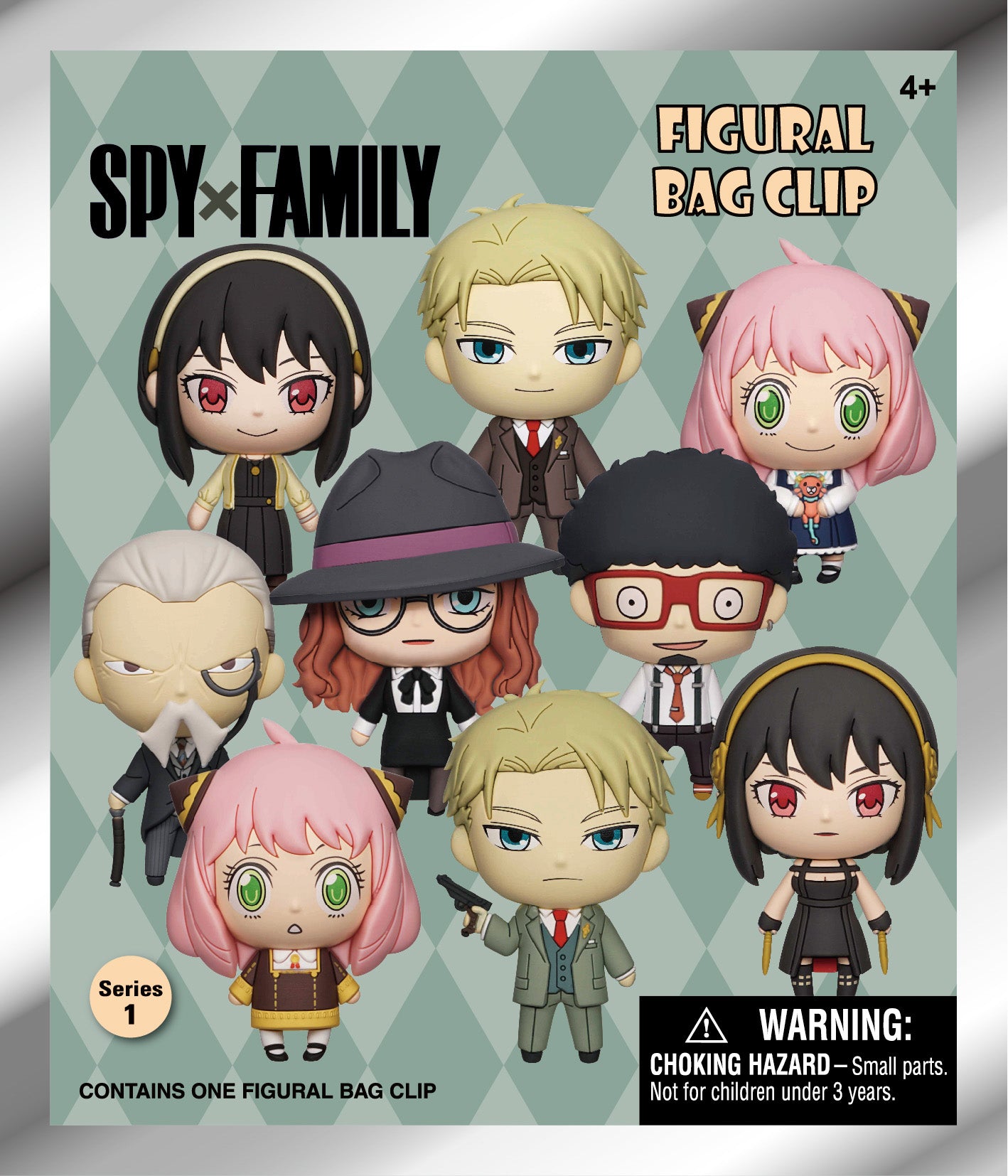 SPY X FAMILY - Series 1 - 3D Foam Bag Clip (Display 24 Pcs)