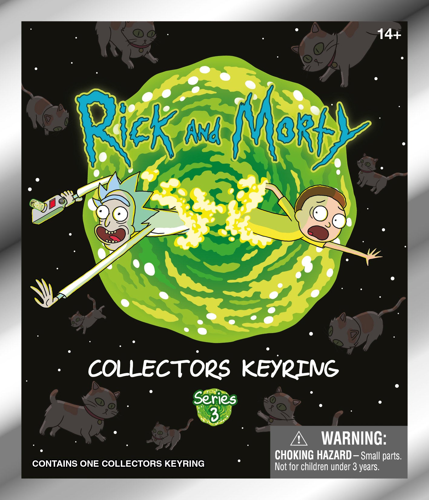 RICK & MORTY - Series 3 - 3D Foam Bag Clip (Display 24 Pcs)