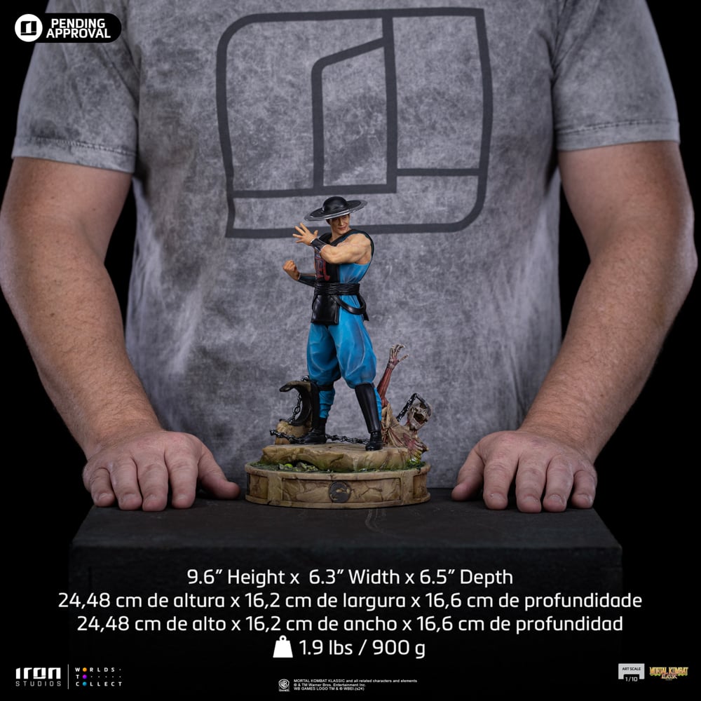 MORTAL KOMBAT - Kung Lao - Statue Art Scale 1/10 24.48cm