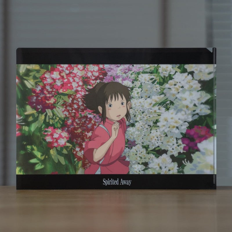 SPIRITED AWAY - Among the flowers - A4 Size Clear Poster 305x220mm