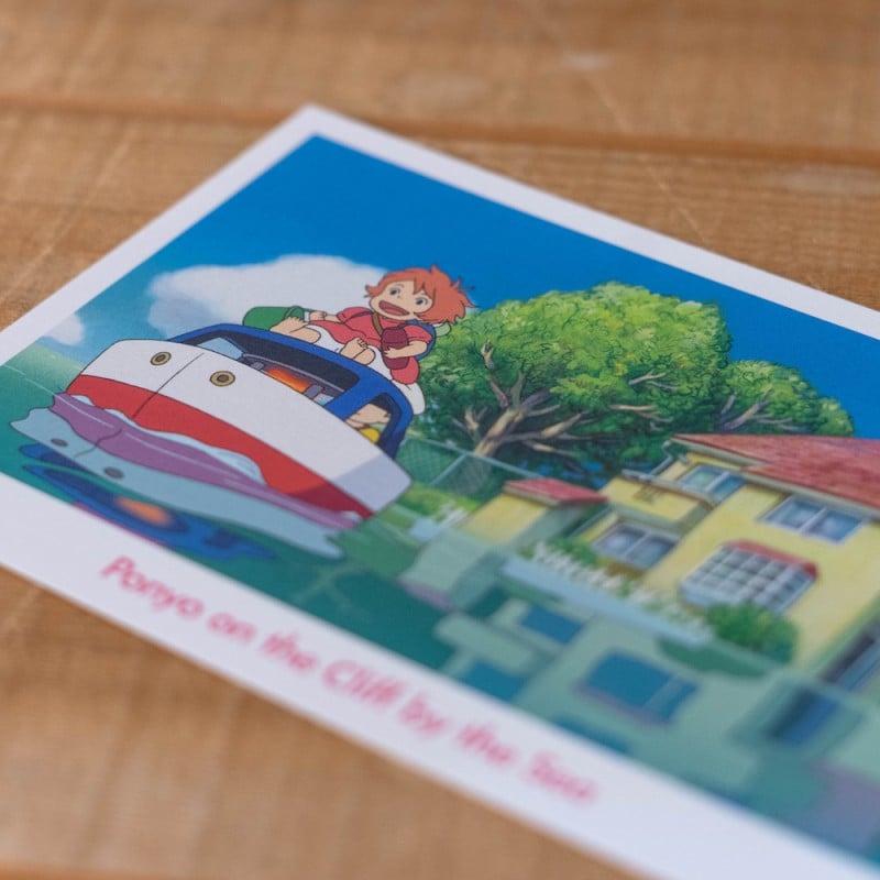 PONYO ON THE CLIFF - Postcard 14.8x1cm