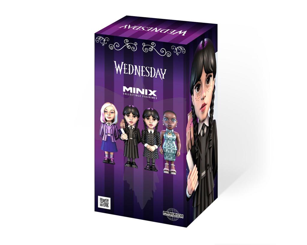 MERCREDI - Mercredi Adams avec la Chose - Figurine Minix #123 12cm
