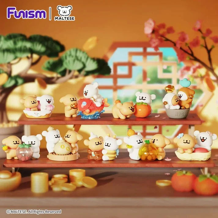 MALTESE - Lucky Paws Series - Blind Box 8 Figure set