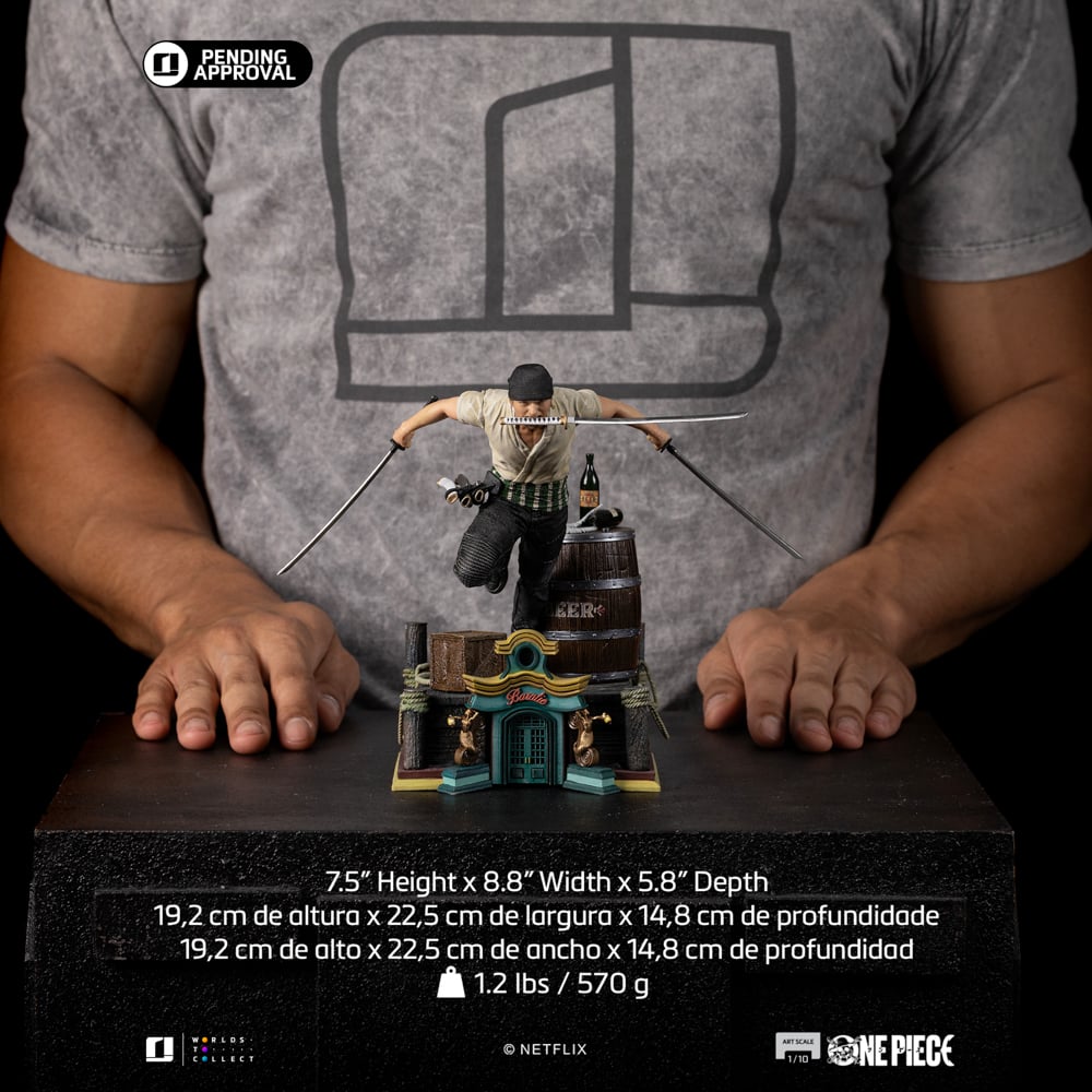 ONE PIECE LIVE ACTION - Zoro - Statue Art Scale 1/10 19.2cm