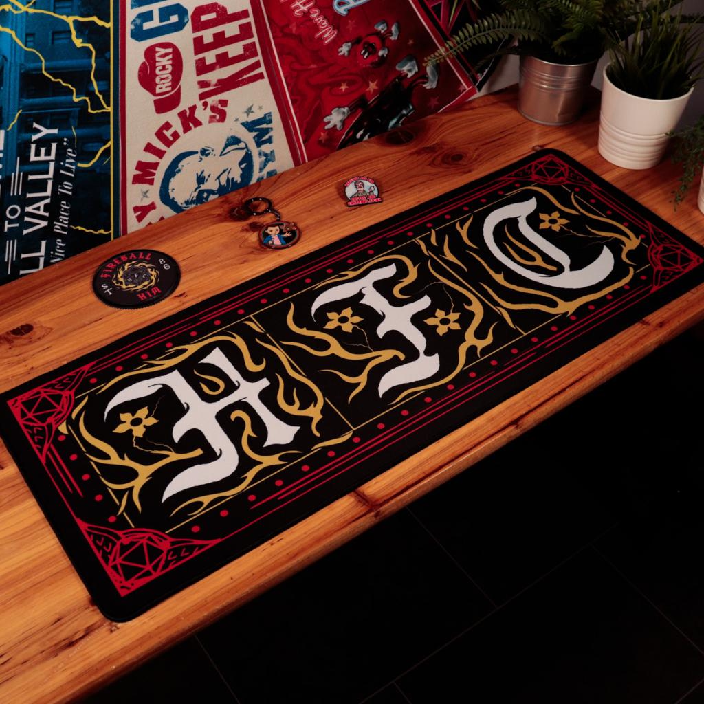STRANGER THINGS - Hellfire Club - XL Desktop Mat + 1 Coaster