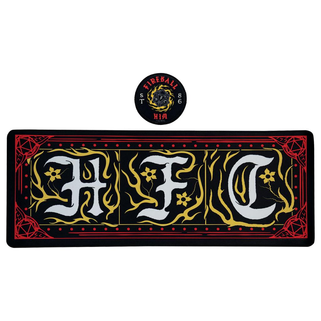 STRANGER THINGS - Hellfire Club - XL Desktop Mat + 1 Coaster