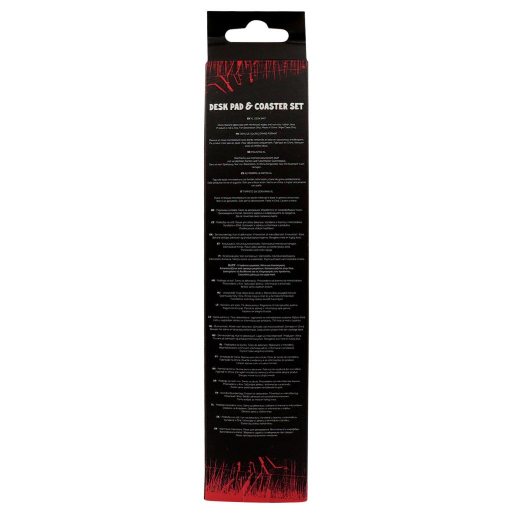 STRANGER THINGS - Hellfire Club - XL Desktop Mat + 1 Coaster