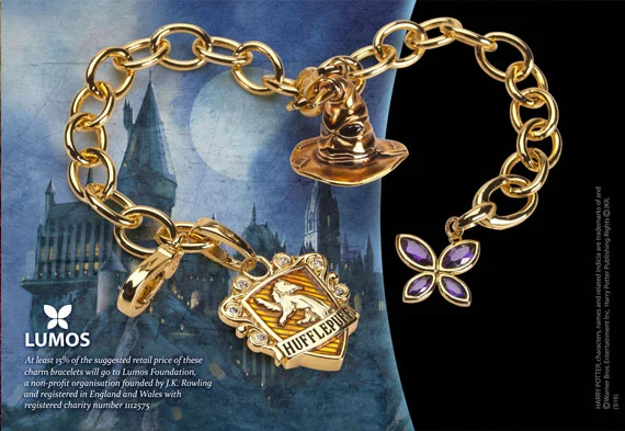 HARRY POTTER - Bracelet Charms - Lumos Poufsouffle