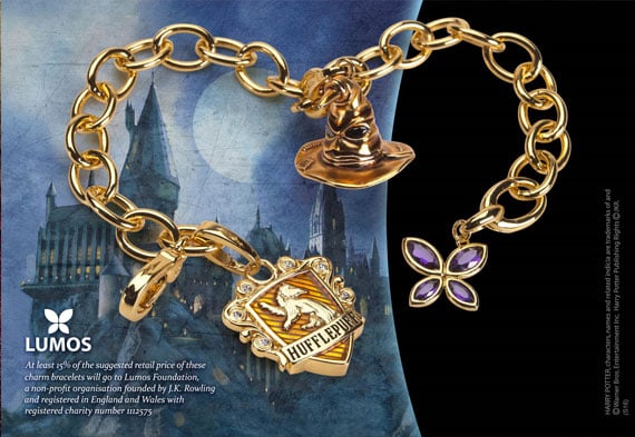 HARRY POTTER - Bracelet Charms - Lumos Poufsouffle